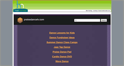 Desktop Screenshot of praisedancetv.com